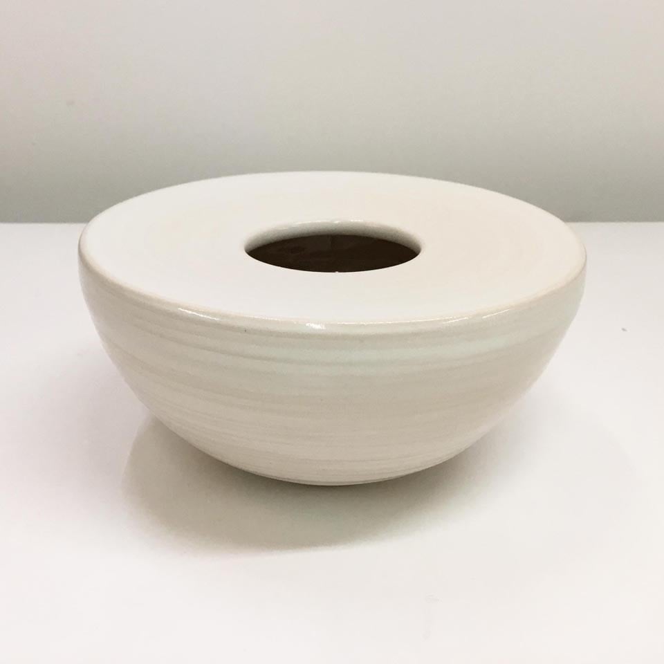 White Ceramic Bud Vase No. 784