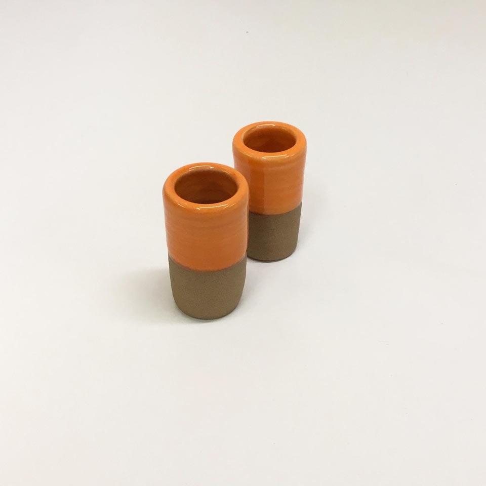Set of 2 Small Ceramic Cups No. 787